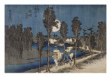 Numazu, scène au crépuscule reproduction procédé giclée par Utagawa Hiroshige