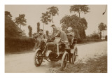 Album photographique : René de Knyff et sa Panhard-et-Levassor en 1899 Reproduction procédé giclée