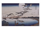 Clair de lune à Takanawa reproduction procédé giclée par Ando Hiroshige