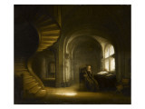Philosophe au livre ouvert Giclee Print by Salomon Koninck