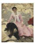 Ms. Fernande Mathey (1857-1941), Wife of the Artist Giclee Print by Paul Mathey