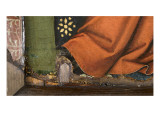 Panneau peint de Sauvagnat : Crucifixion reproduction procédé giclée