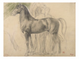 Suivantes de Sémiramis et cheval, étude pour Sémiramis Lámina giclée por Edgar Degas Suivantes de Sémiramis et cheval, étude pour Sémiramis Lámina giclée por Edgar Degas
