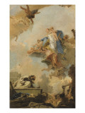 La Vierge du Carmel apparaissant à Saint Simon reproduction procédé giclée par Giovanni Battista Tiepolo