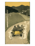 Route de montagne. reproduction procédé giclée par Maurice Biais