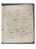 Cahier de thèmes et de versions latines : écriture Giclee Print by Eugene Delacroix
