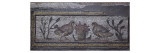 Mosaïque des saisons provenant de la cour de la villa constantinienne de " Daphné " Reproduction procédé giclée