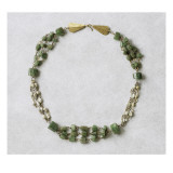Collier avec triples chaînettes Reproduction procédé giclée