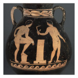 Péliké à figures rouges Reproduction procédé giclée
