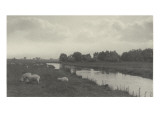 On the River Bure ( frontispice ) Giclee Print by Peter Henry Emerson
