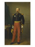 Paul Aber Dargent, Major General in 1871 (1811-1877) Impressão giclée por J.C. Vuilloz