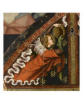 Panneau peint de Sauvagnat : Crucifixion reproduction procédé giclée