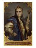 Philip the Bold, King of France in 1270 (1245-1285) Giclee Print by Alexandre Laemlein