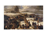 Passage du Grand Saint-Bernard par l'armée française le 20 mai 1800 Giclee Print by Charles Thevenin