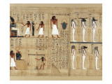 Papyrus mythologique d'Imenemsaouf, Supérieur des porteurs de bouclier-quera d'Amon Gicleetryck Papyrus mythologique d'Imenemsaouf, Supérieur des porteurs de bouclier-quera d'Amon Gicleetryck