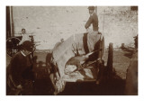 Photo Album: Hunting with Hounds in 1900 Beautertre Giclee Print