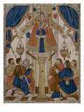 Notre-Dame de Chartres, priez pour nous, je vous salue Marie reproduction procédé giclée