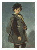 Portrait  d'Edmond Reproduction procédé giclée par Alfred Dehodencq