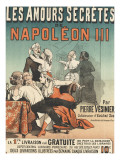 Affiche Les amours secrètes de Napoléon III Lámina giclée Affiche Les amours secrètes de Napoléon III Lámina giclée