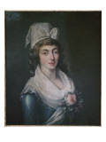 Portrait présumé de madame Roland (1754-1793) Lámina giclée