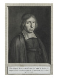 Portrait d'Isaac Le Maistre de Sacy (1613-1684), prêtre Giclée-tryk