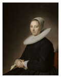 Portrait d'une jeune femme assise Giclée-Druck von Jan Cornelisz Verspronck