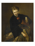 Portrait d'Adélaïde Boulanger, femme de l'artiste Lámina giclée por Louis Boulanger Portrait d'Adélaïde Boulanger, femme de l'artiste Lámina giclée por Louis Boulanger