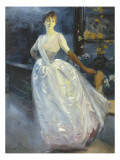 Portrait de madame Roger Jourdain, femme du peintre Lámina giclée por Albert Besnard Portrait de madame Roger Jourdain, femme du peintre Lámina giclée por Albert Besnard