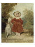 Portrait de A. Bes fils enfant dit L'enfant à la chèvre Giclee Print by Octave Tassaert