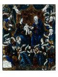 Plaque : la lignée de sainte Anne Reproduction procédé giclée par Colin Nouailher