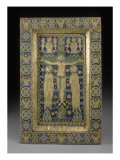 Plaque de reliure: La Crucifixion reproduction procédé giclée