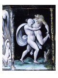 Salière à six pans représentant "Les Travaux d'Hercule" Giclee Print by Pierre Reymond