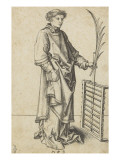 Saint Laurent reproduction procédé giclée par Martin Schongauer
