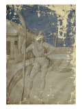Saint-Christophe reproduction procédé giclée par Jacopo Bellini