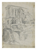 Ruines du petit temple de Clitumne, près de Spoleto Giclee-trykk av Bartholomeus Breenbergh Ruines du petit temple de Clitumne, près de Spoleto Giclee-trykk av Bartholomeus Breenbergh