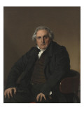 Portrait de Bertin, Louis-François, dit Bertin l'ainé (1766-1841), fondateu reproduction procédé giclée par Jean-Auguste-Dominique Ingres
