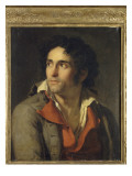 Portrait de son geolier reproduction procédé giclée par Jacques-Louis David