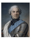 Portrait de Maurice comte de Saxe (1696-1750), maréchal de France reproduction procédé giclée par Maurice Quentin de La Tour