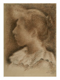Portrait d'Aline Maréchal (1868-1938) Reproduction procédé giclée par Georges Lemmen