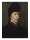 Portrait de Jean sans Peur, duc de Bourgogne (1371-1419) Giclee Print