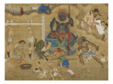 Qinguang wang, roi du Premier enfer reproduction procédé giclée