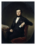 Portrait du baron de Weisweiller Giclee Print by Federico de Madrazo y Kuntz
