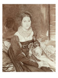Portrait de Mme de Senonnes reproduction procédé giclée par Jean-Auguste-Dominique Ingres