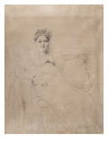 Portrait d'Alexandrine Bleschamp, épouse de Lucien Bonaparte reproduction procédé giclée par Jean-Auguste-Dominique Ingres