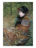 Portrait de Mademoiselle C. Lydia Cassatt Giclée-Druck von Mary Cassatt