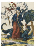 Sainte Marguerite, vierge et martyrre reproduction procédé giclée