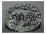 Plat rustique reproduction procédé giclée par Bernard Palissy
