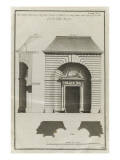 Planche 159 : Elévation du portrail d'entrée de l'hôtel de Conti , quai de Conti à Paris Lámina giclée por Pate . Planche 159 : Elévation du portrail d'entrée de l'hôtel de Conti , quai de Conti à Paris Lámina giclée por Pate .