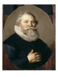Portrait d'homme reproduction procédé giclée par Jacob Jordaens