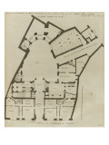 Planche 235 : plan au rez-de-chaussée de l'hôtel de Beauvais , rue Saint-Antoine à Paris Lámina giclée por Jacques-François Blondel Planche 235 : plan au rez-de-chaussée de l'hôtel de Beauvais , rue Saint-Antoine à Paris Lámina giclée por Jacques-François Blondel